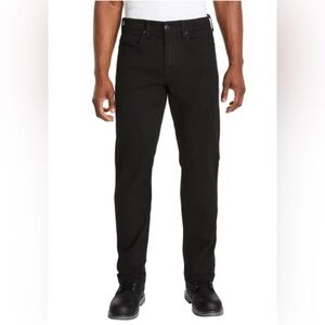 Kirkland Signature Stretch Straight Leg Black Jeans NWOT 32 X 30